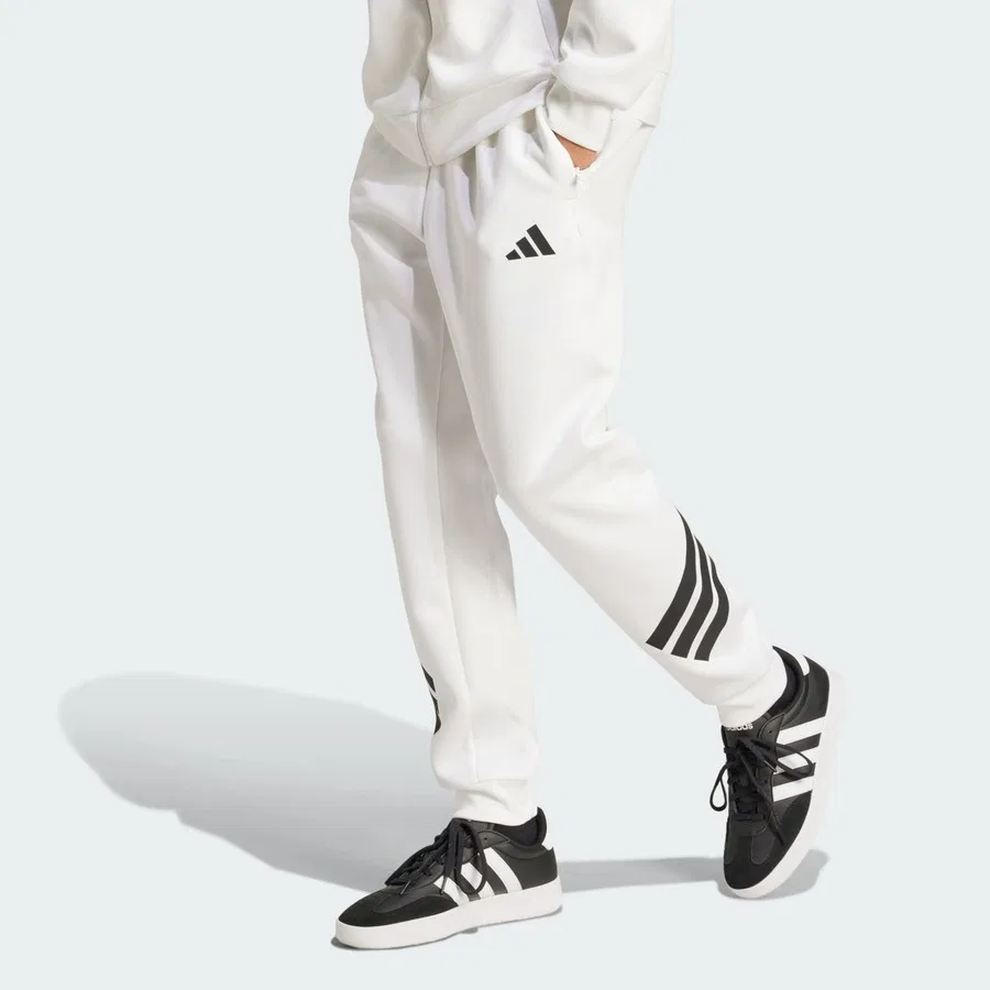 Спортивные штаны с эластичными манжетами Future Icons 3-Stripes adidas, Белый