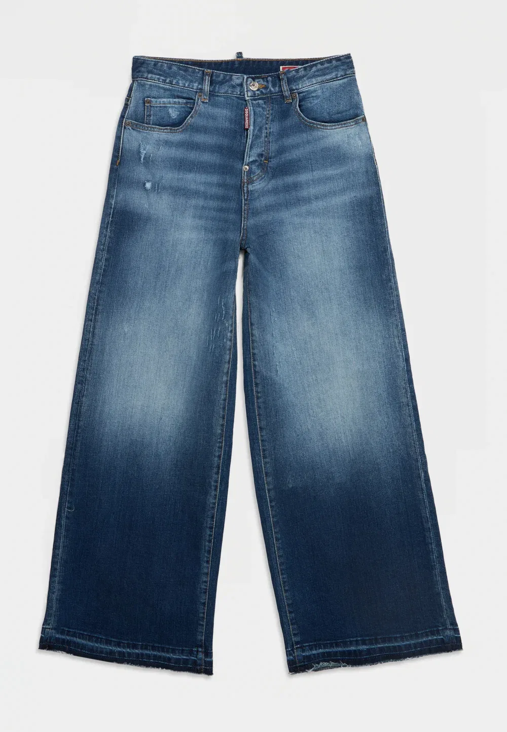 Свободные джинсы - джинсы свободного кроя Dsquared2, Blue — фото 3