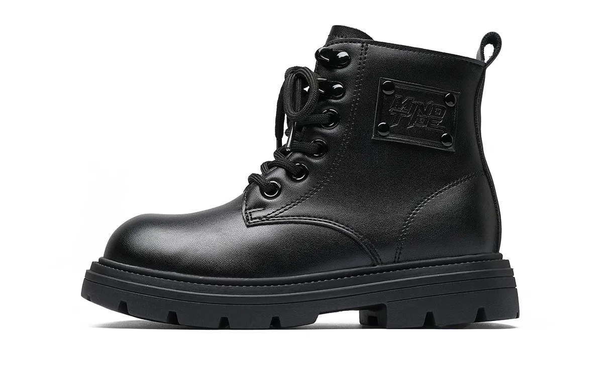Детские ботинки из синтетической кожи HLA, Black