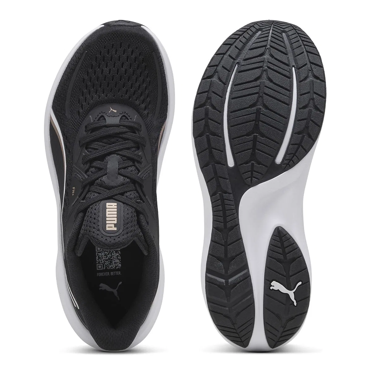 Детские кроссовки для мальчиков и девочек легкие Skyrocket Lite 2 PUMA PUMA Black PUMA Gold — фото 3