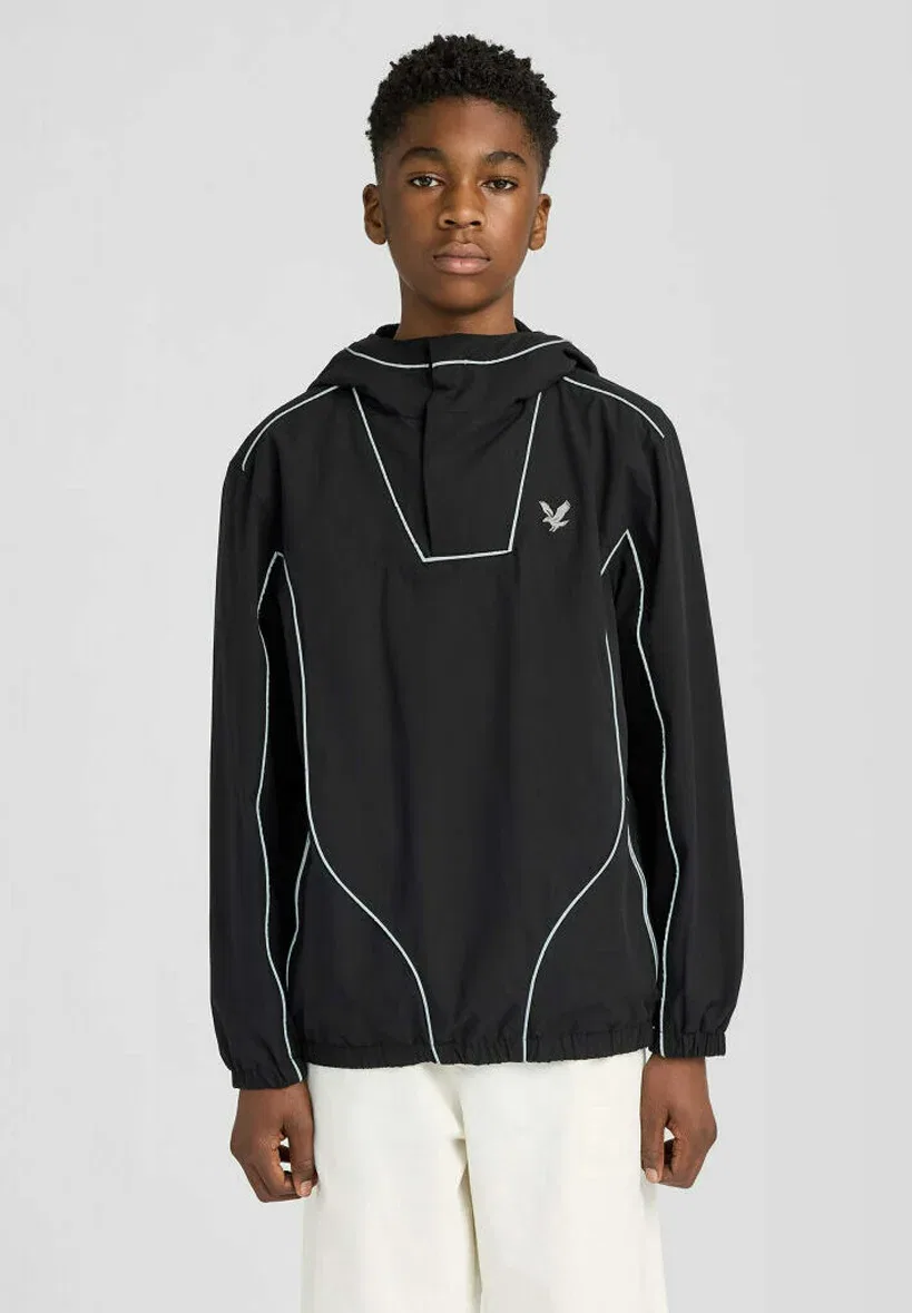 Куртка средней высоты со светоотражающей окантовкой, легкая куртка Lyle & Scott, Z Jet Black — фото 2