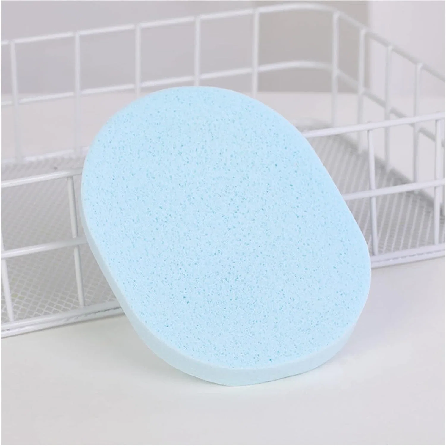 Набор спонжей для лица PVA, 50 шт, DUnLap, 10.5x8x1.5 см, Blue A