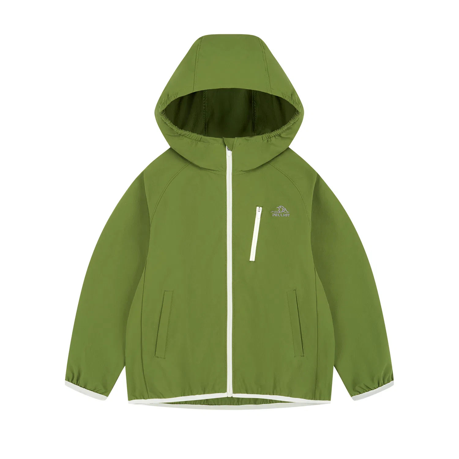 Детская ветровка из софтшелла PELLIOT, Sage Green