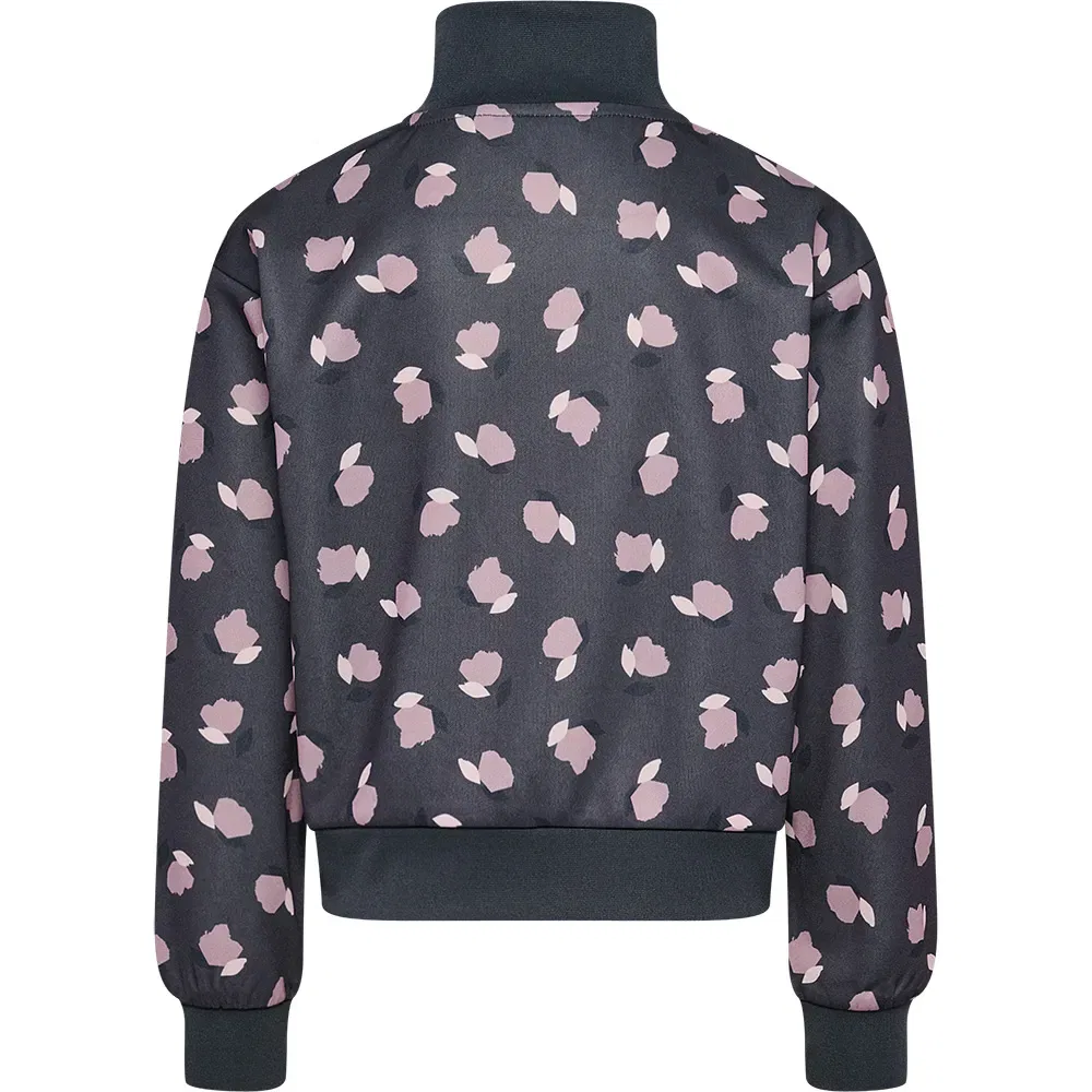 Детская куртка для девочек с принтом hmlJR REG POLY GYM ZIP JACKET Hummel, Blue — фото 2
