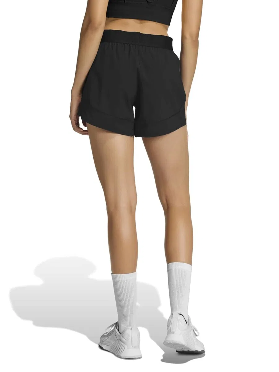 Спортивные брюки ADIDAS PERFORMANCE Regular Workout Pants 'Pacer' черного цвета — фото 4