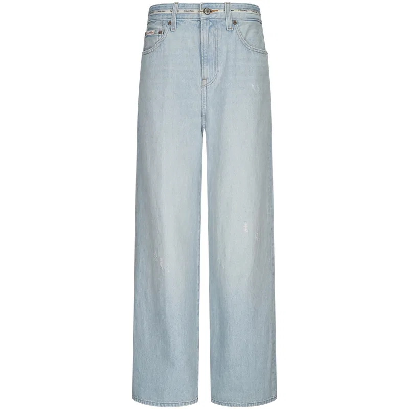Женские джинсы широкие Calvin Klein 45X Denim Light Blue