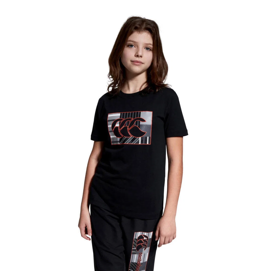 Детская футболка с принтом CCC Uglies Canterbury, Schwarz