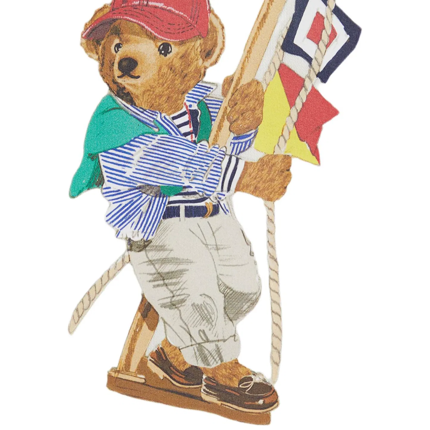 Детский свитшот Polo Bear Polo Ralph Lauren, White — фото 4