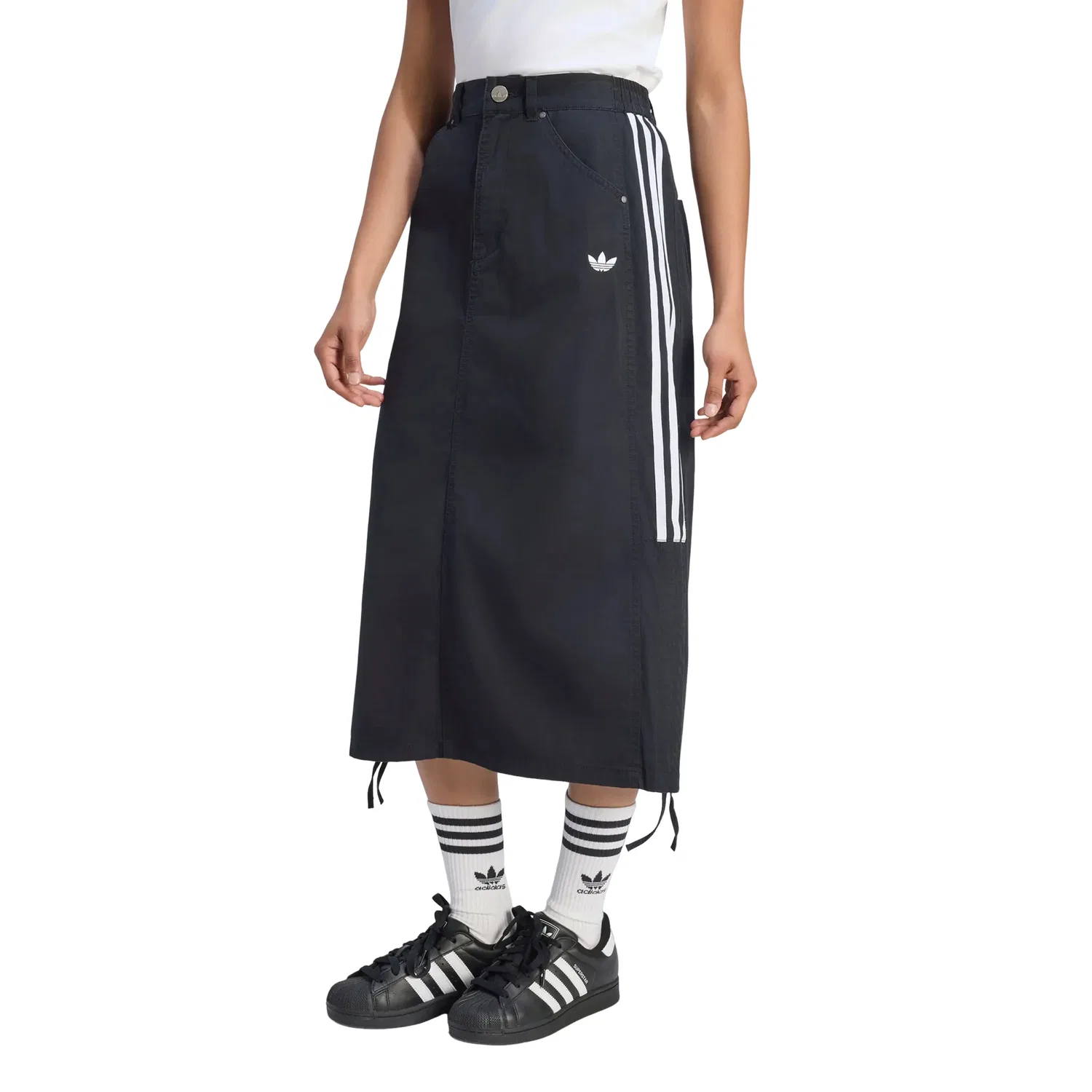 Женская юбка Parachute Skirt Asia SIzing 'Black' adidas, черный — фото 3