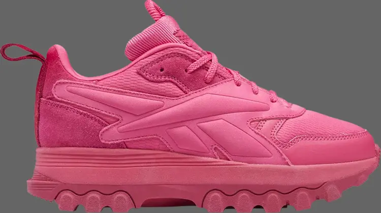 

Кроссовки cardi b x classic leather v2 big kid 'pink fusion' Reebok, розовый