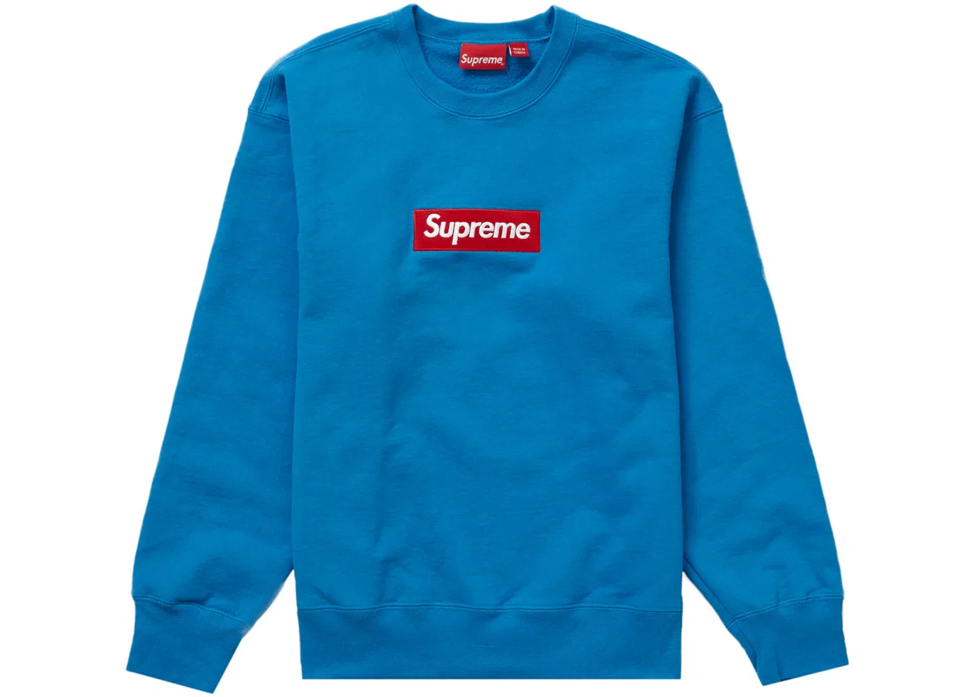 Мужской свитшот с принтом Crewneck (FW22) Supreme, Blue