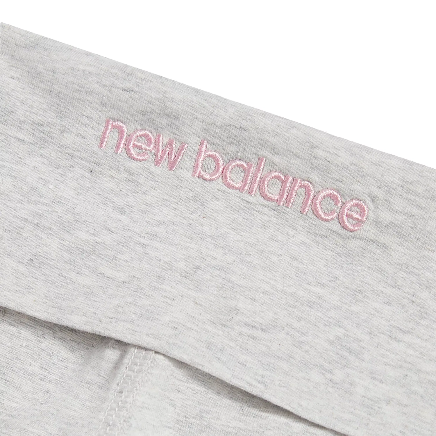 Детские леггинсы с расклешенным низом и отворотом на поясе Roll Down Flare Legging New Balance, Ash Heather With Grey — фото 3