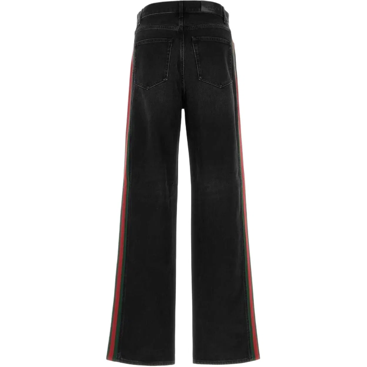 Мужские джинсы свободного кроя Wide Leg, Black, GUCCI — фото 3