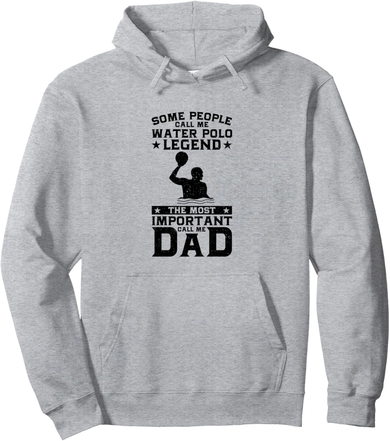 

Худи Папа-игрок в водное поло Waterpolo Player Daddy, серый
