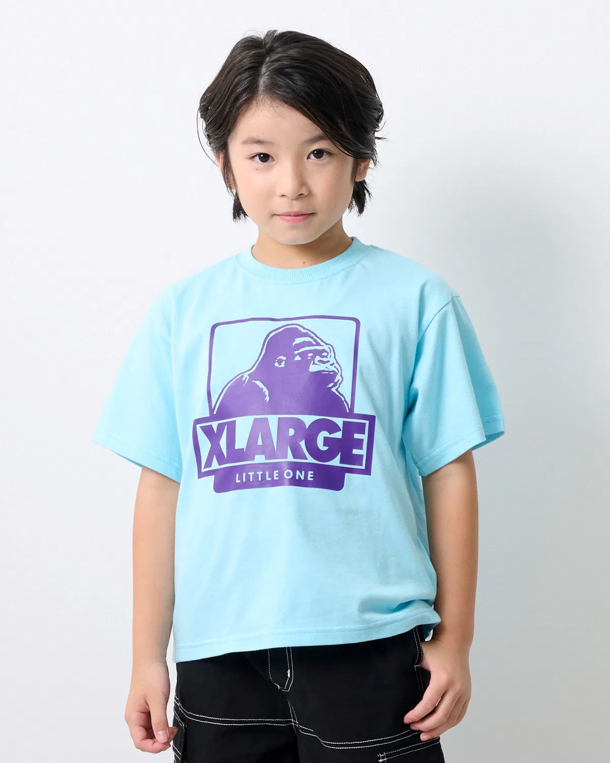 Детская футболка с принтом без рукавов OG XLARGE KIDS, Light Blue
