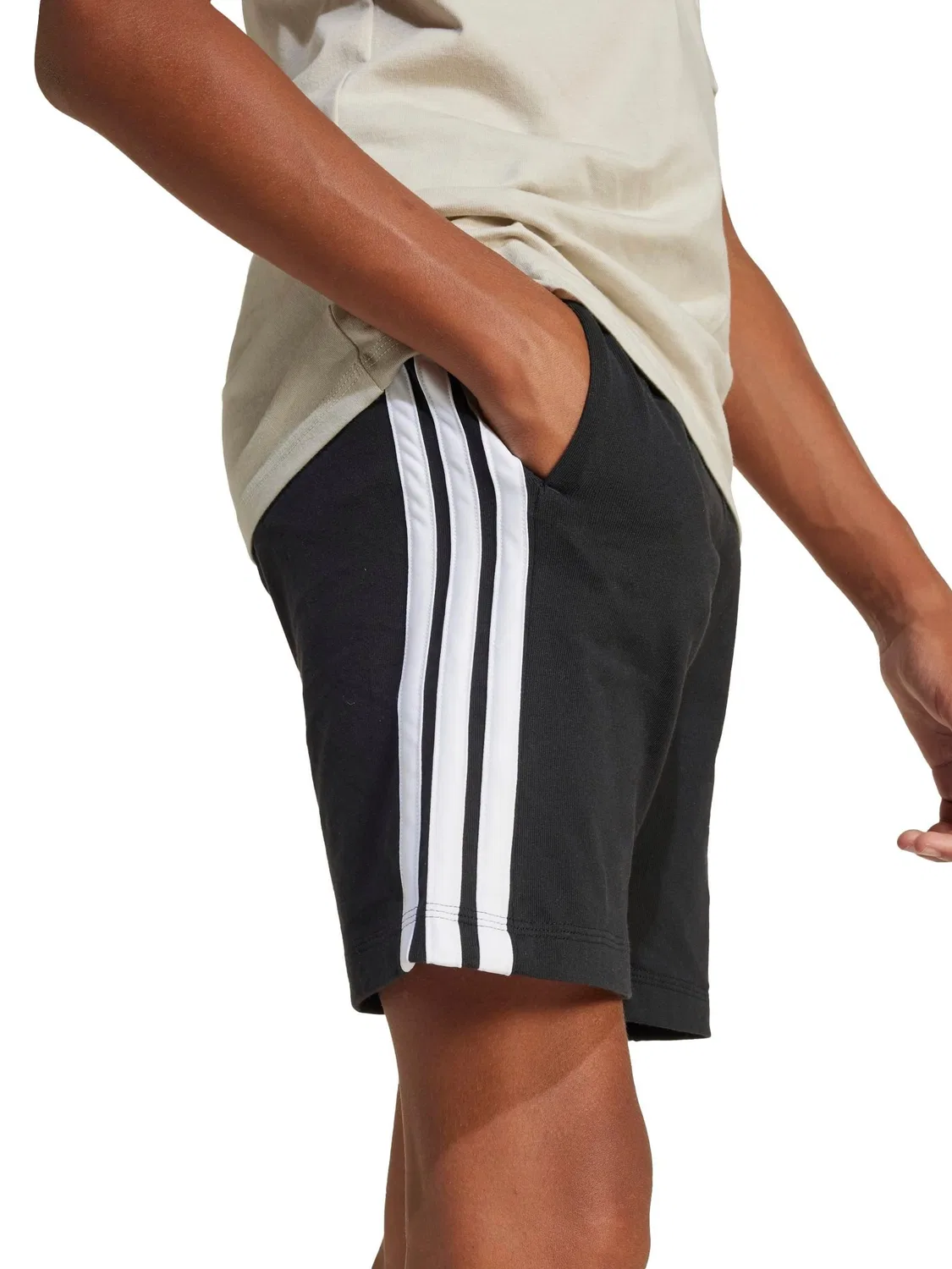 Шорты Essentials adidas, Black/White — фото 4