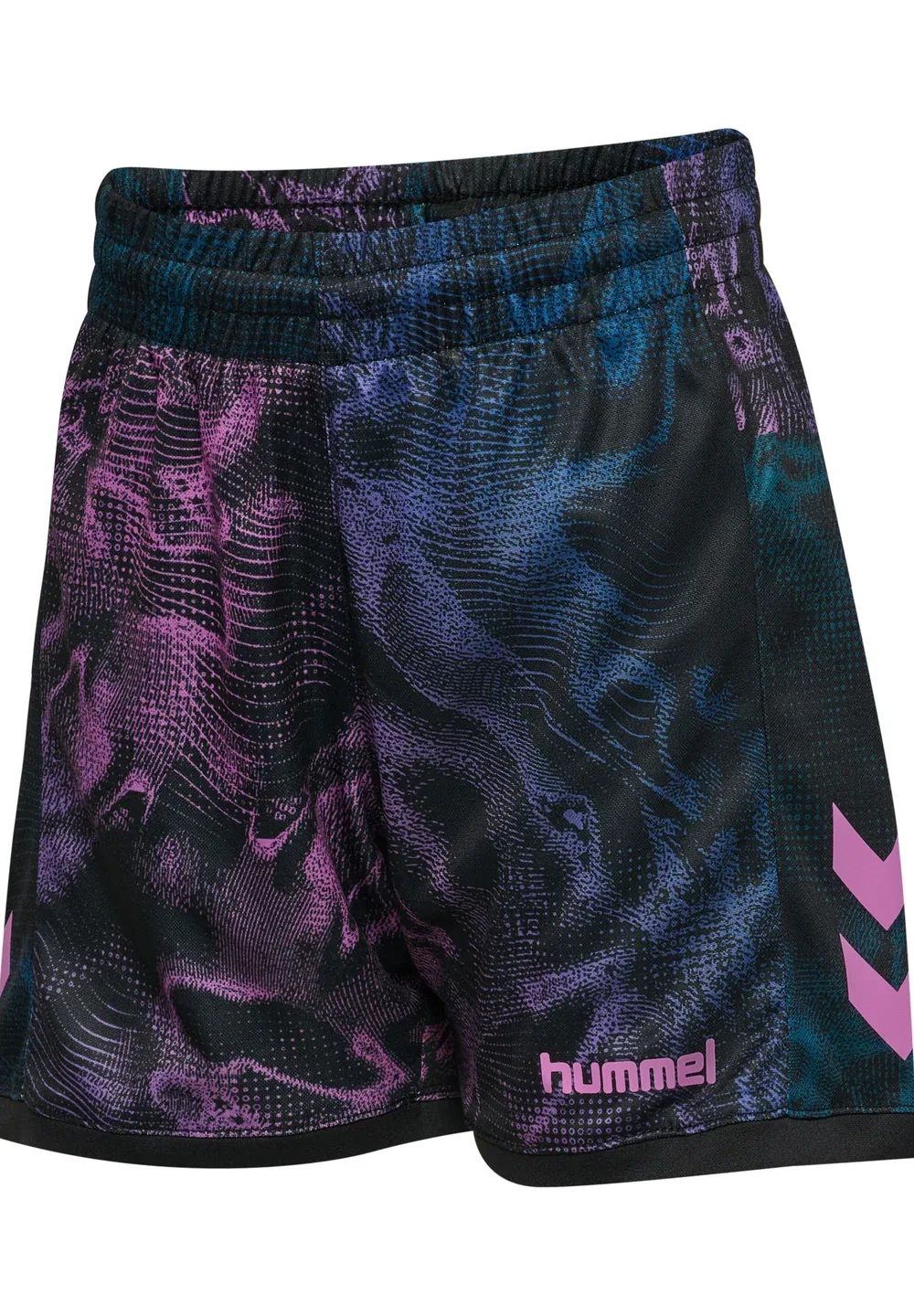 Детский спортивный костюм Hmlblaze club 26 с графическим принтом, унисекс Hummel, Black Pink — фото 4