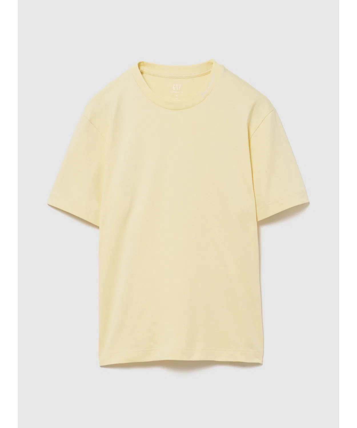Мужская футболка с коротким рукавом GAP Relaxed Fit Crop Logo Yellow