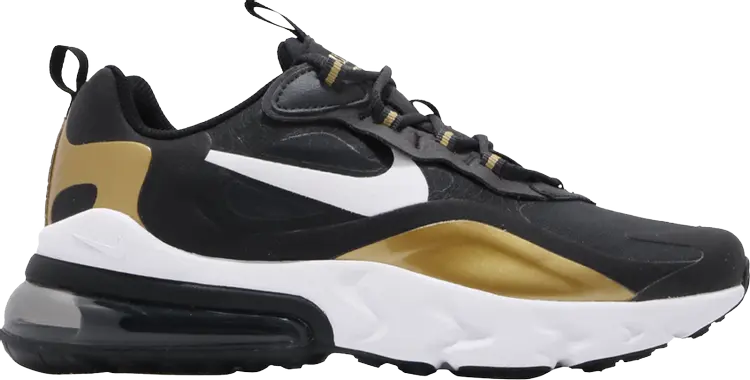 

Кроссовки Nike Air Max 270 React GS 'Metallic Gold', черный