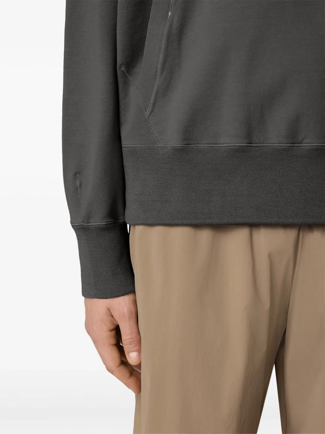 Stone Island Худи на молнии, серый — фото 2