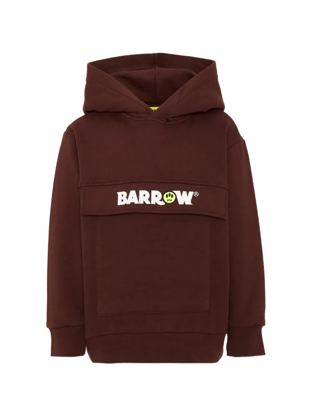 Толстовка с капюшоном, принтом логотипа и графическим принтом Barrow Kids, коричневый
