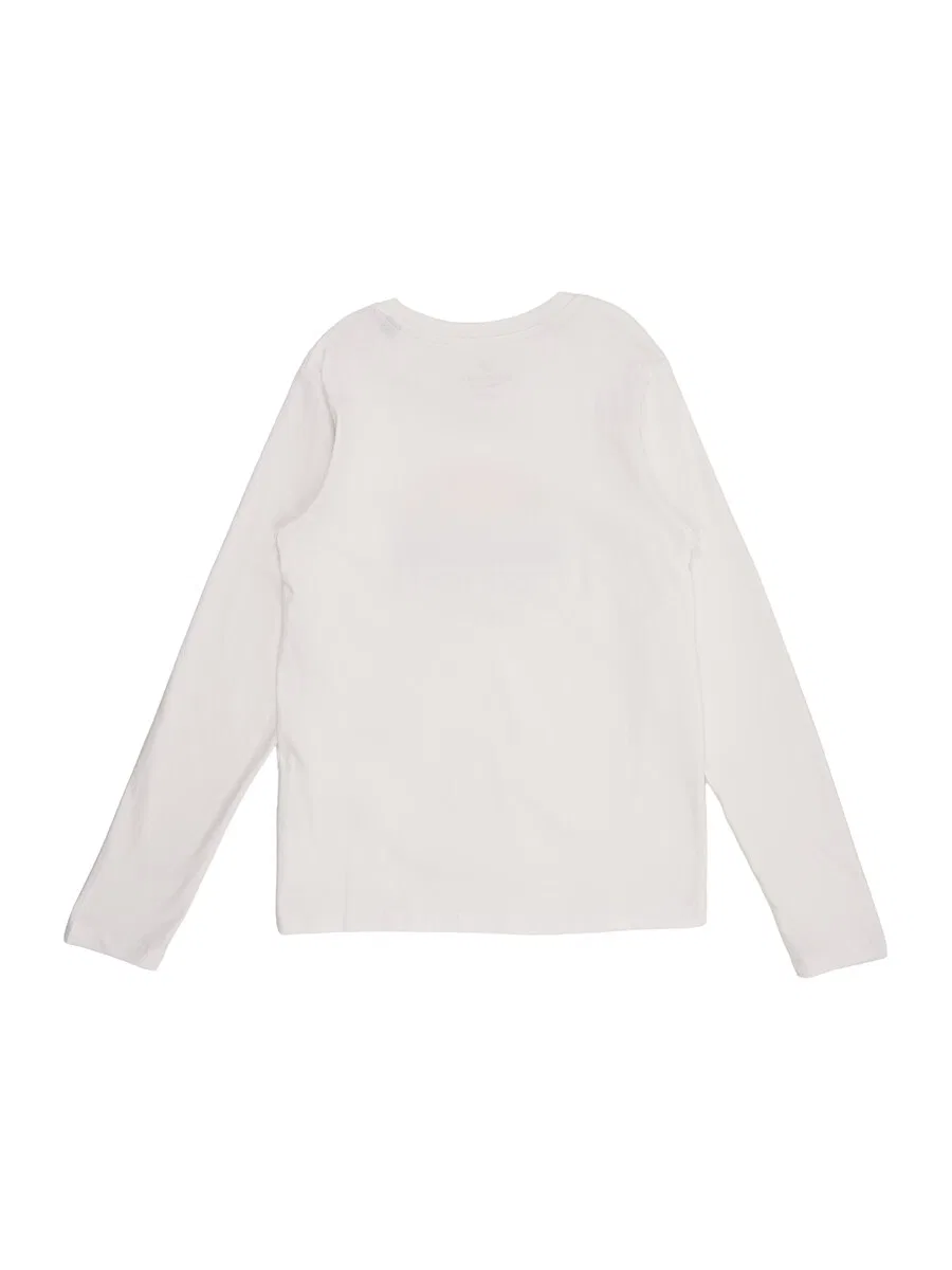 Детская футболка 'JJPALM' в черно-белом цвете Jack & Jones Junior — фото 2