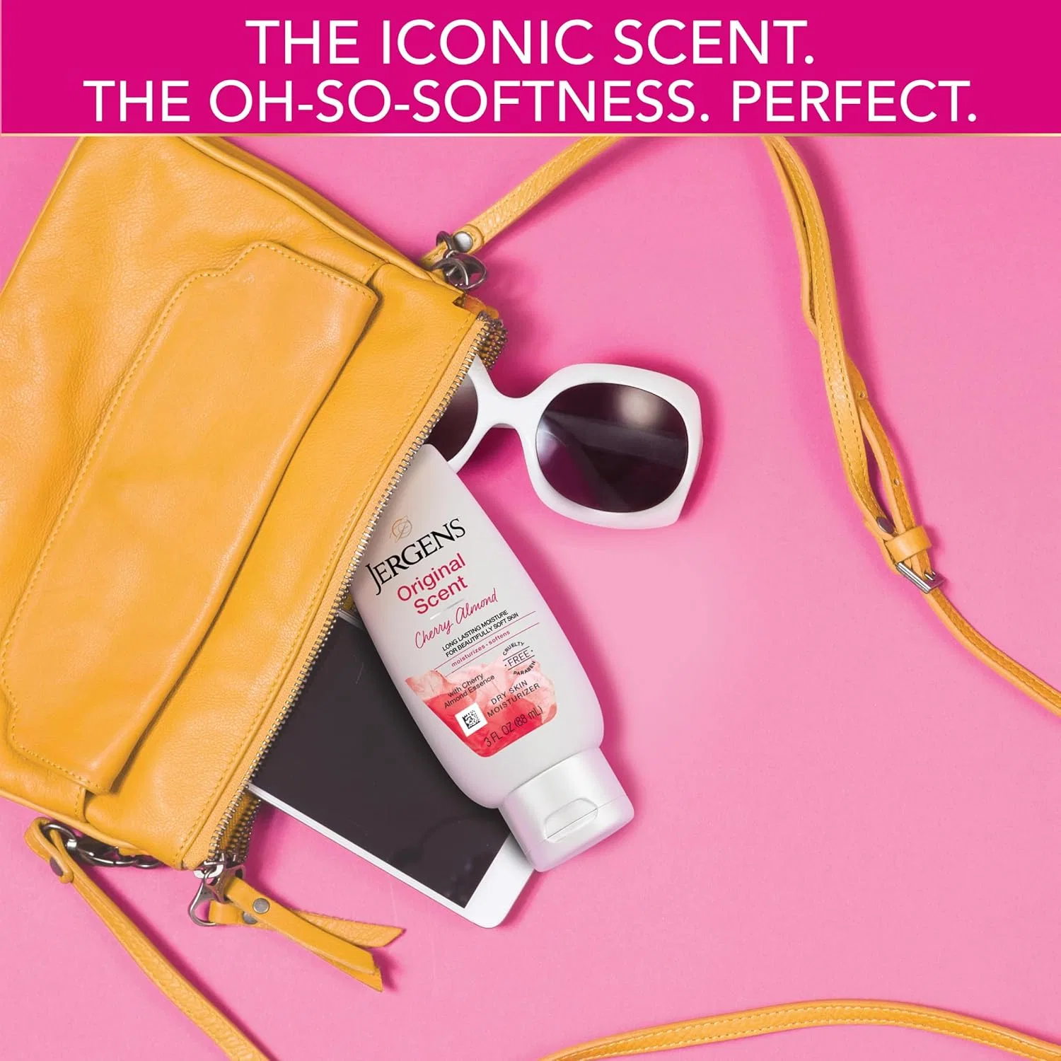 Лосьон для тела увлажняющий Jergens Original Scent Cherry Almond, 88 мл — фото 4