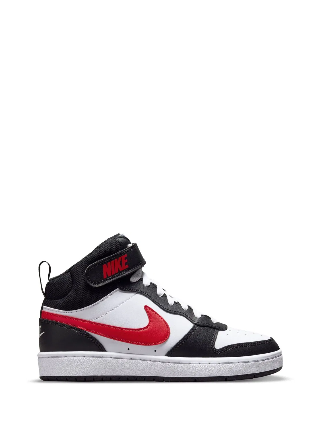 Кроссовки высокие Nike Court Borough Mid 2, белые/черные/красные