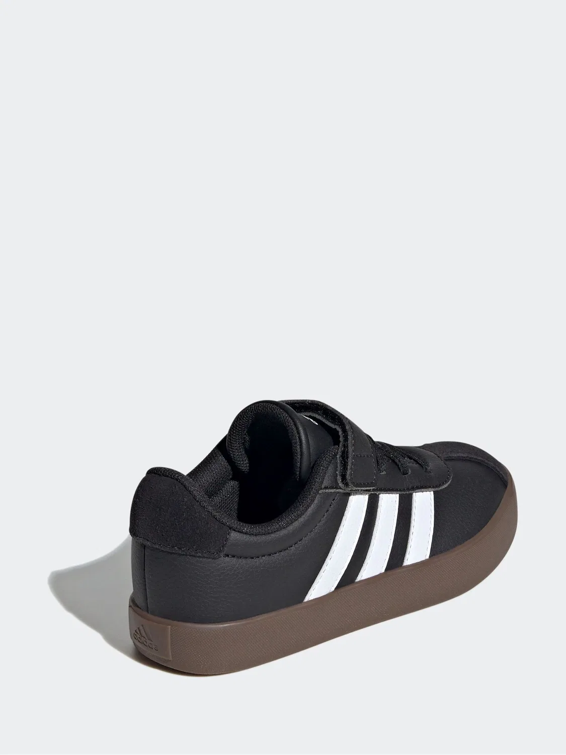 Кроссовки детские Vl Court 3.0 adidas, черно-коричневые — фото 4