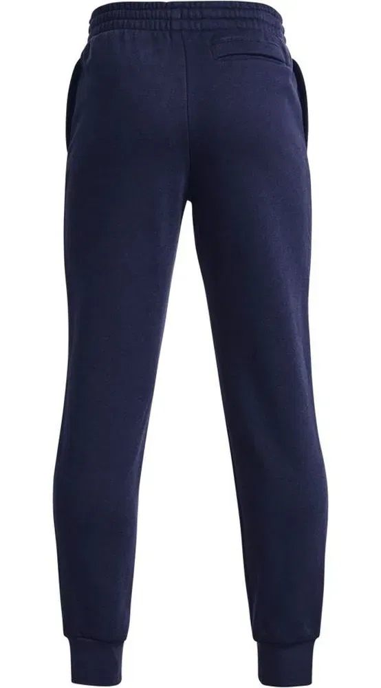 Штаны детские спортивные с логотипом UA Rival Fleece Joggers Under Armour, синий — фото 2