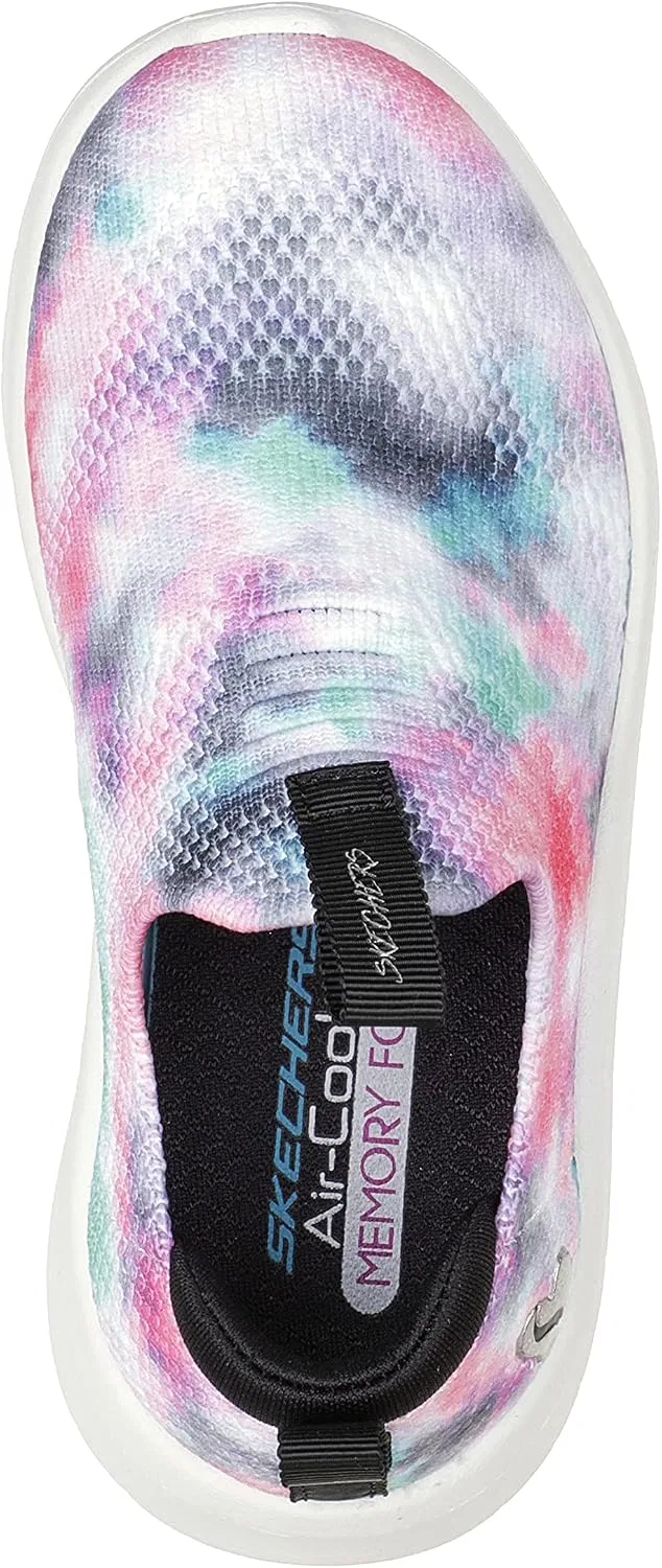 Детские кроссовки для девочек Ultra Flex 2.0 Skechers, Black/Multi — фото 4