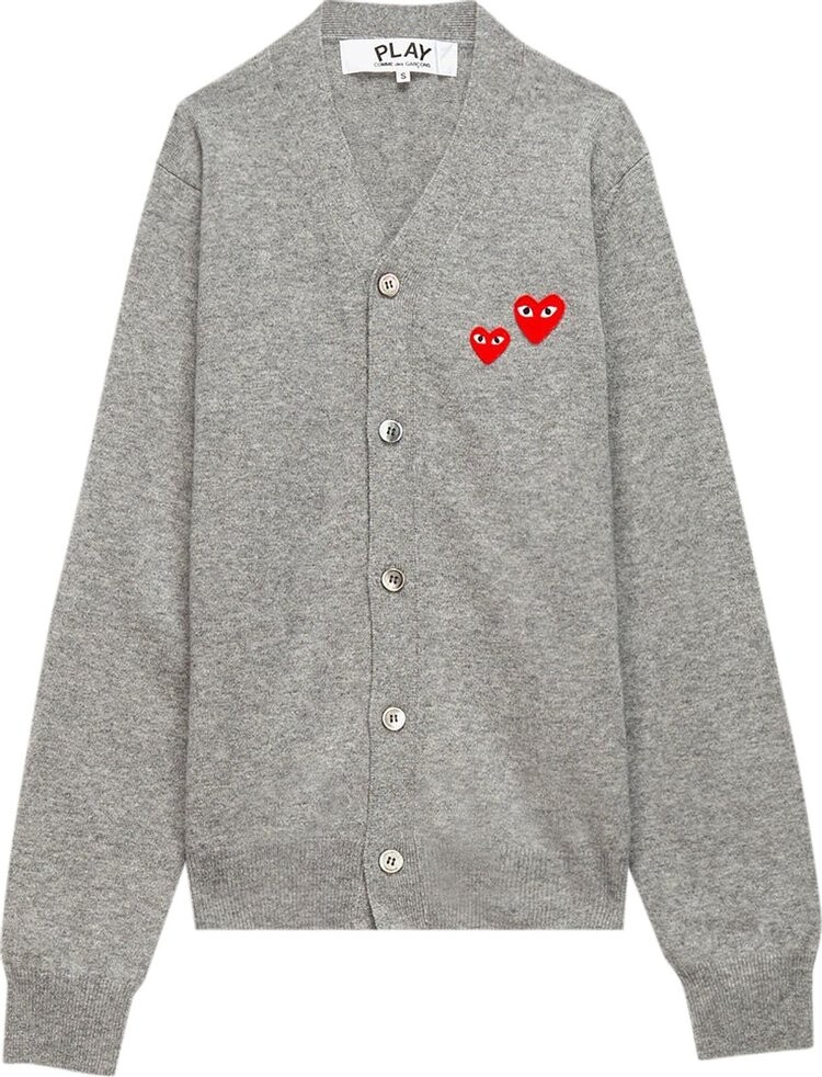 

Кардиган Comme des Garçons PLAY V-Neck Cardigan 'Grey', серый