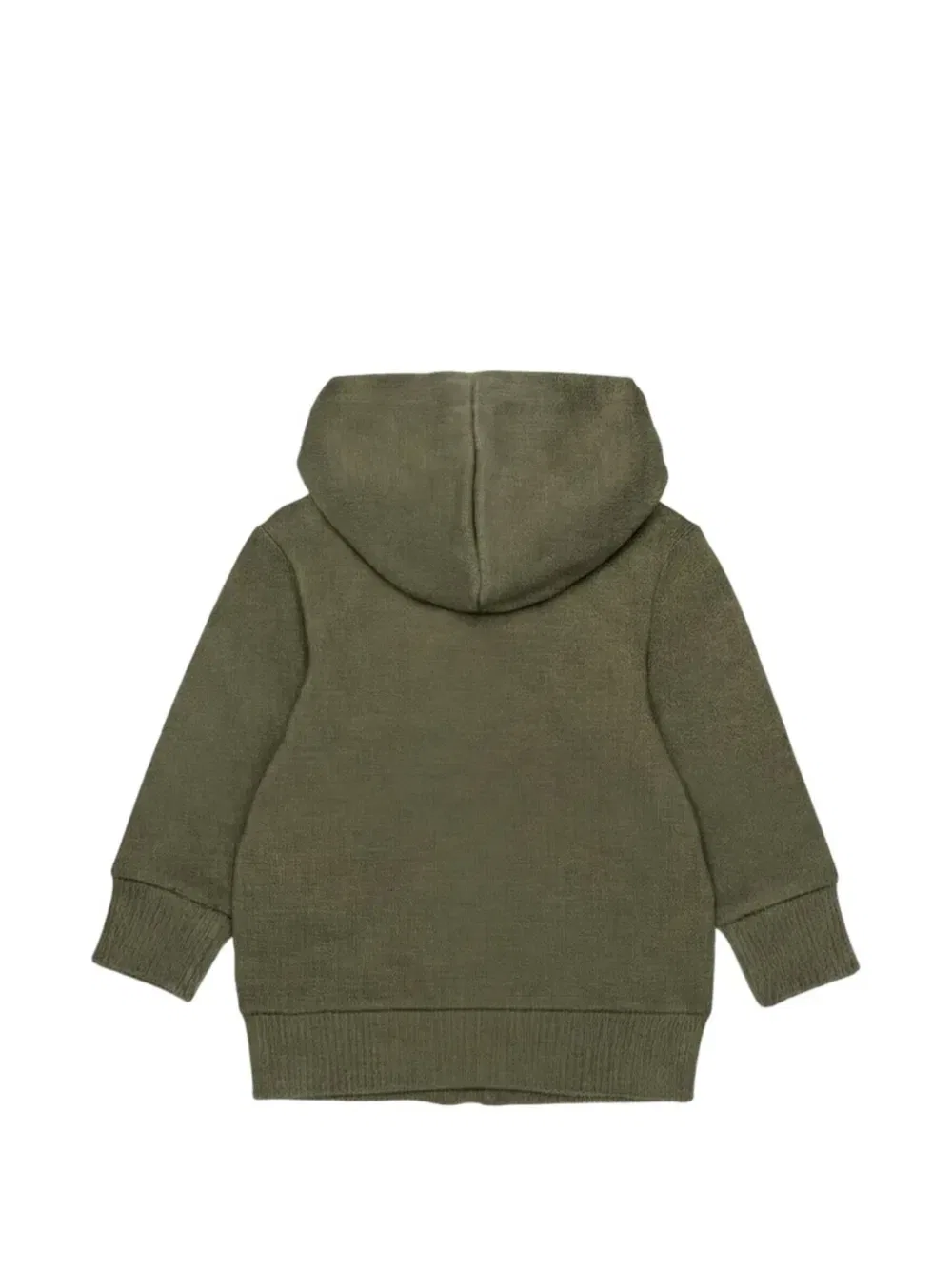 Толстовка на молнии с логотипом Diesel Kids, зеленый — фото 2