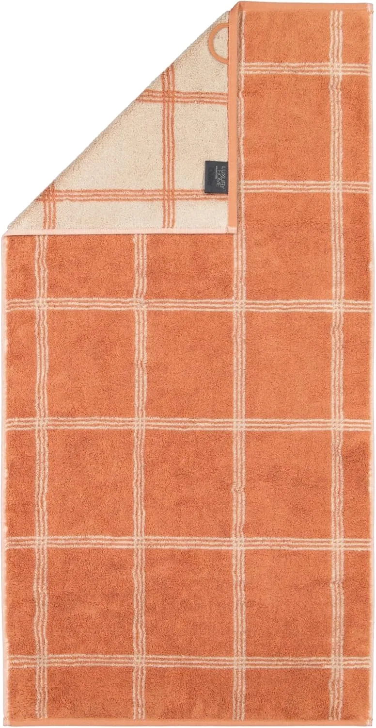 Полотенце для рук Luxury Home Two-Tone Graphic 604 Copper, Cawö, 80x150 см