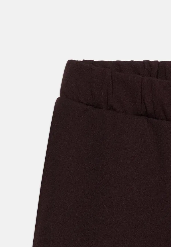 Брюки из полиэстера с эластаном Nkfnalinna wide pant noos Name It, Chocolate Plum, шоколадный — фото 4