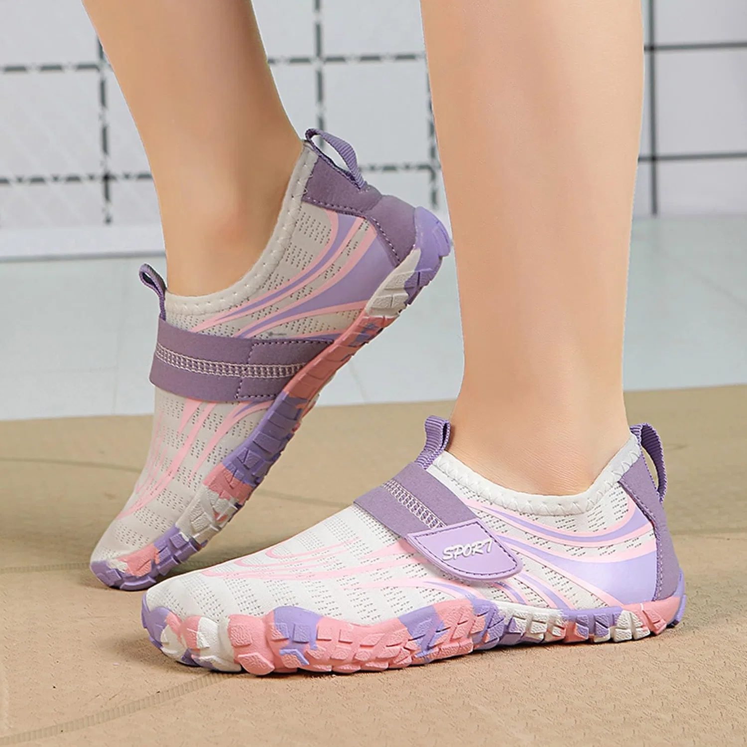 Детские кроссовки для мальчиков Scarpe Barefoot Bambino, Purple — фото 2