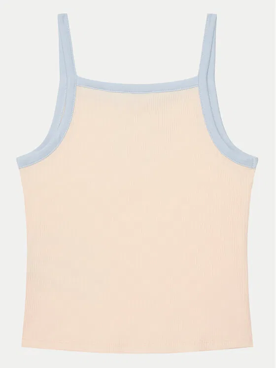 Майка slim fit Guess, розовый — фото 2
