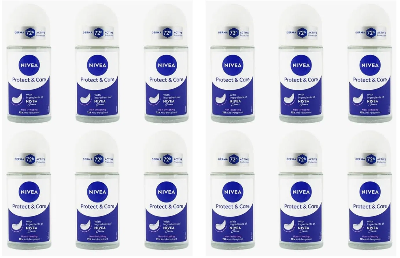 Дезодорант-антиперспирант роликовый NIVEA Protect & Care, 50 мл
