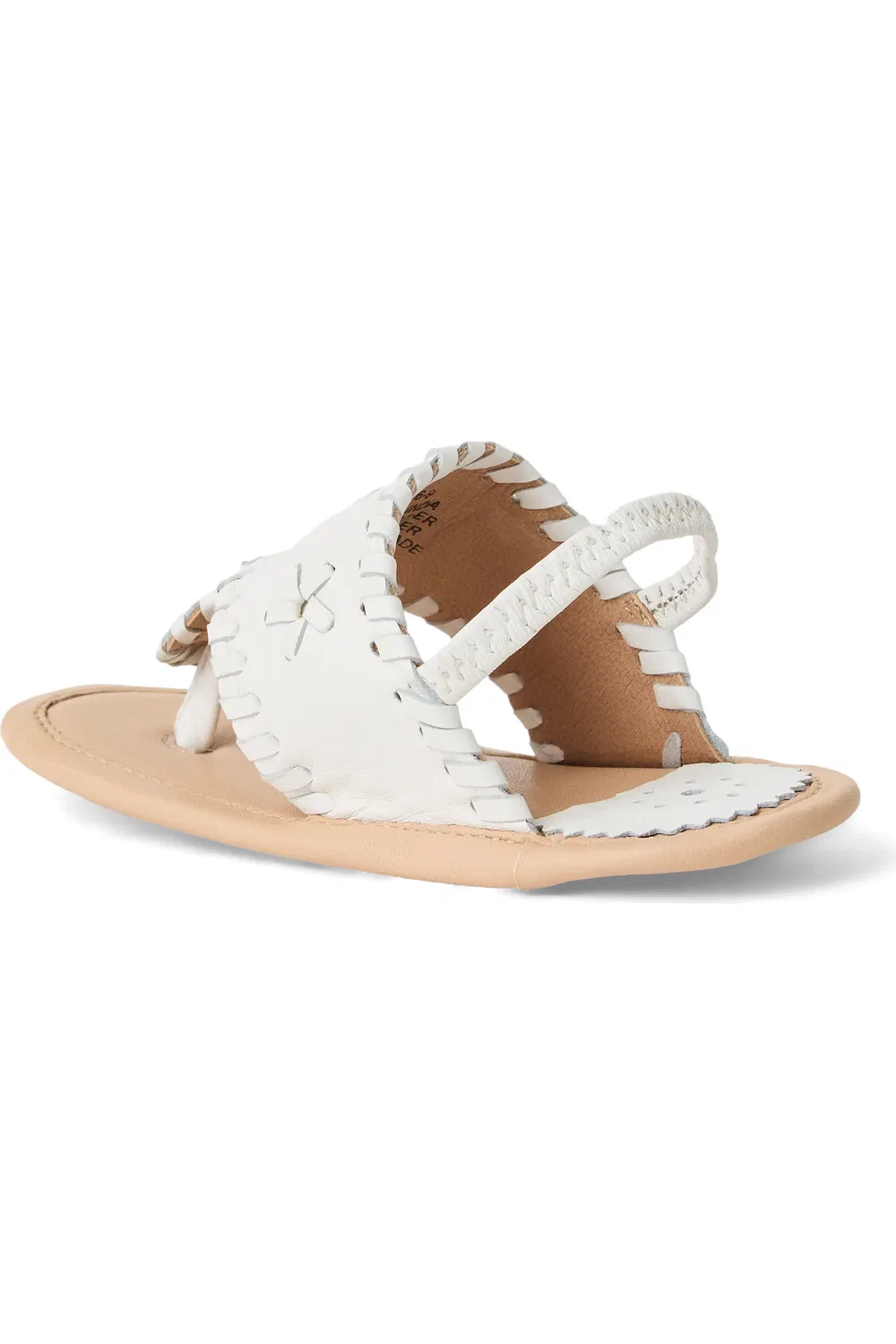 Сандалии детские на ремешке Jack Slingback Jack Rogers, белый — фото 2