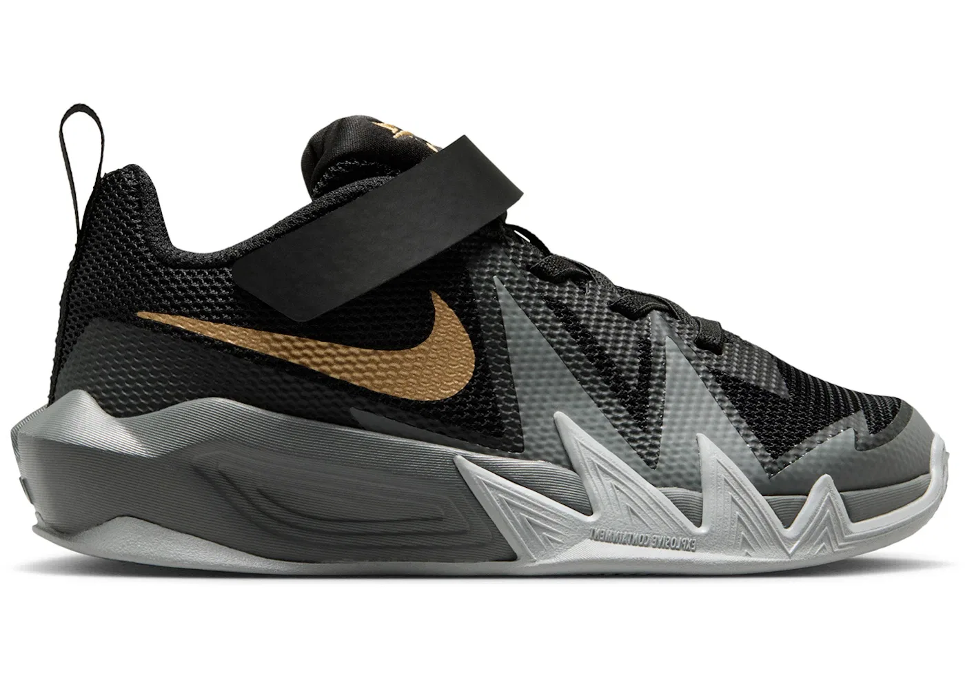 Детские кроссовки для мальчиков спортивные Nike ST Dynamite Nike, Black/Wolf Grey/Smoke Grey/Metallic Gold