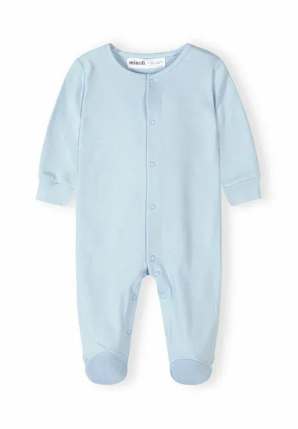 Комплект из 5 боди с длинным рукавом, хлопок, Minoti, Blue-grey Navy, синий/зеленый/оранжевый — фото 4