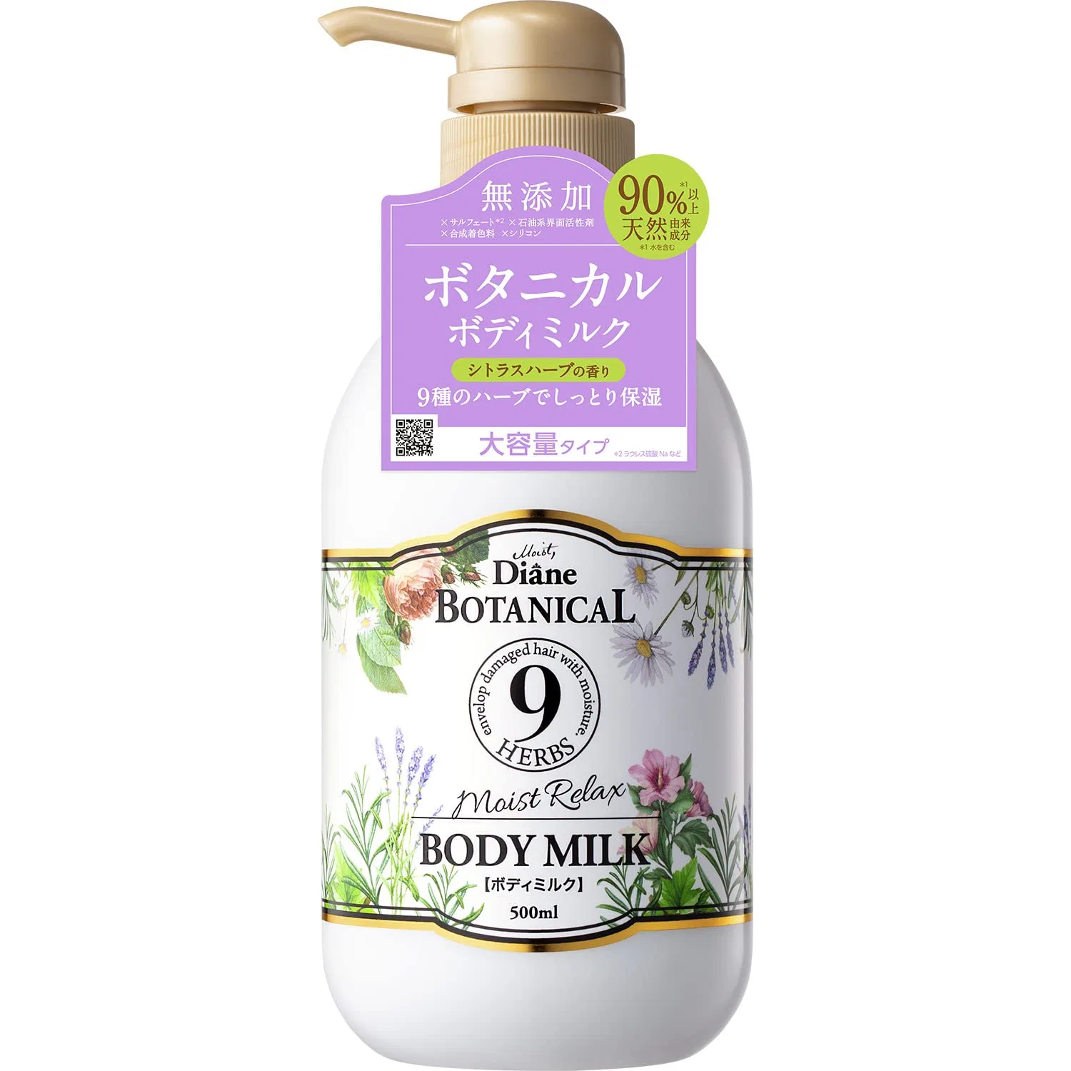 Крем для тела Moist Diane Botanical Body Milk 500 мл, Moist Relax