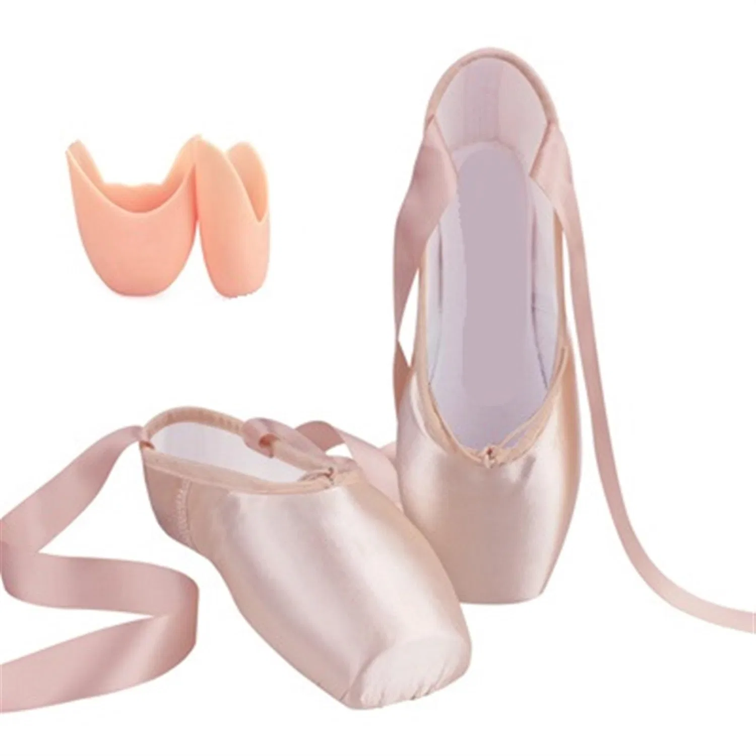 Детские балетки для девочек с лентой GSJNHY, Shoes With Toe Pads