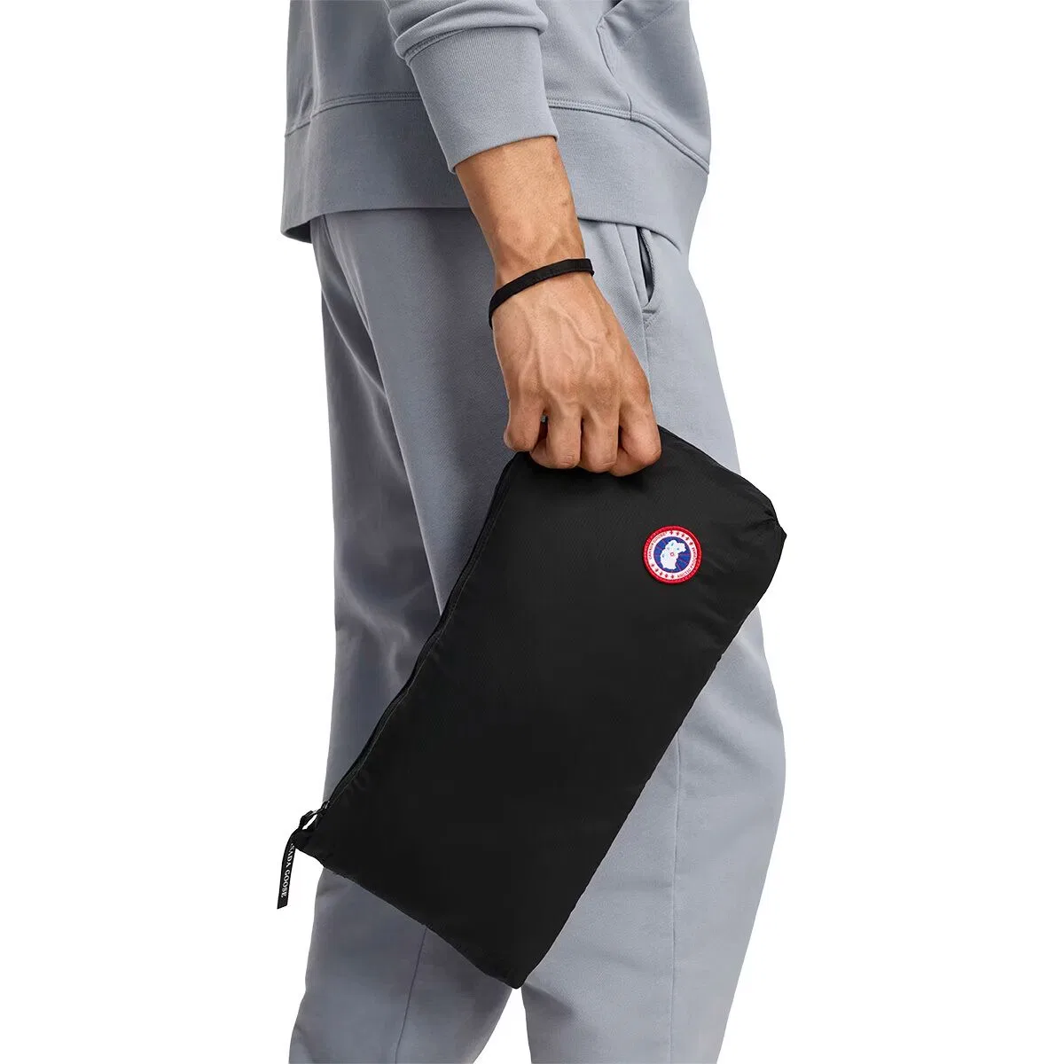 Мужская утепленная куртка с пуховым наполнителем Canada Goose, черный — фото 4