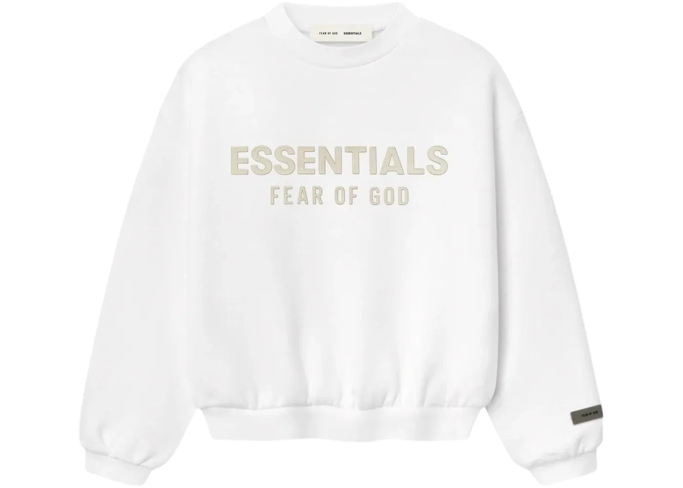 Детское худи Fleece Crewneck Fear of God, Cloud White