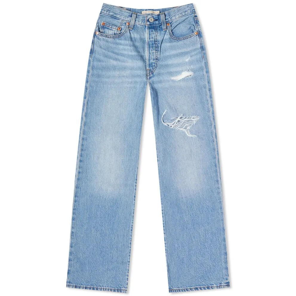 

Джинсы Levi's Ribcage Straight Ankle, голубой