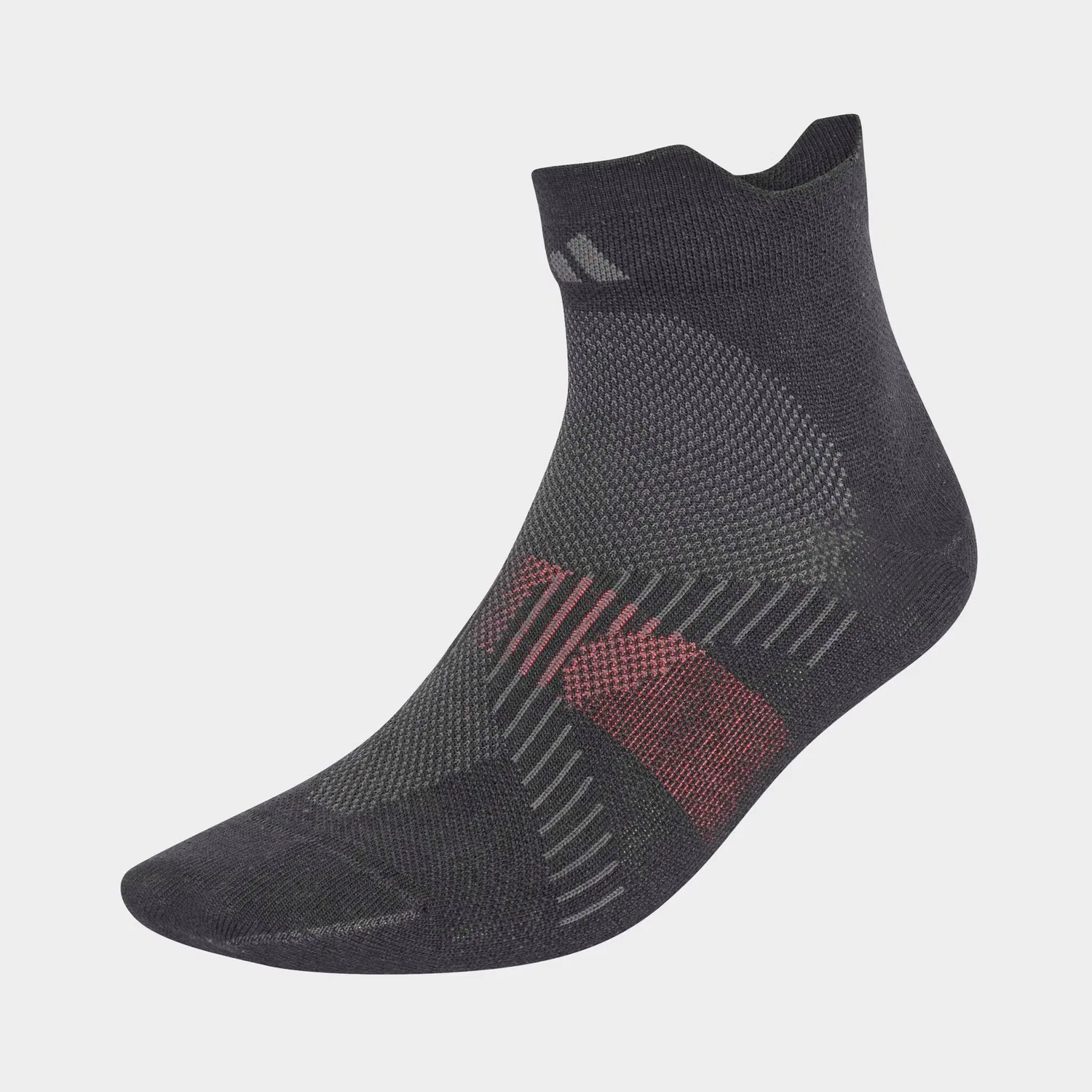 Женские спортивные носки по щиколотку с технологией Climacool Adidas Performance, Carbon/Grey Five