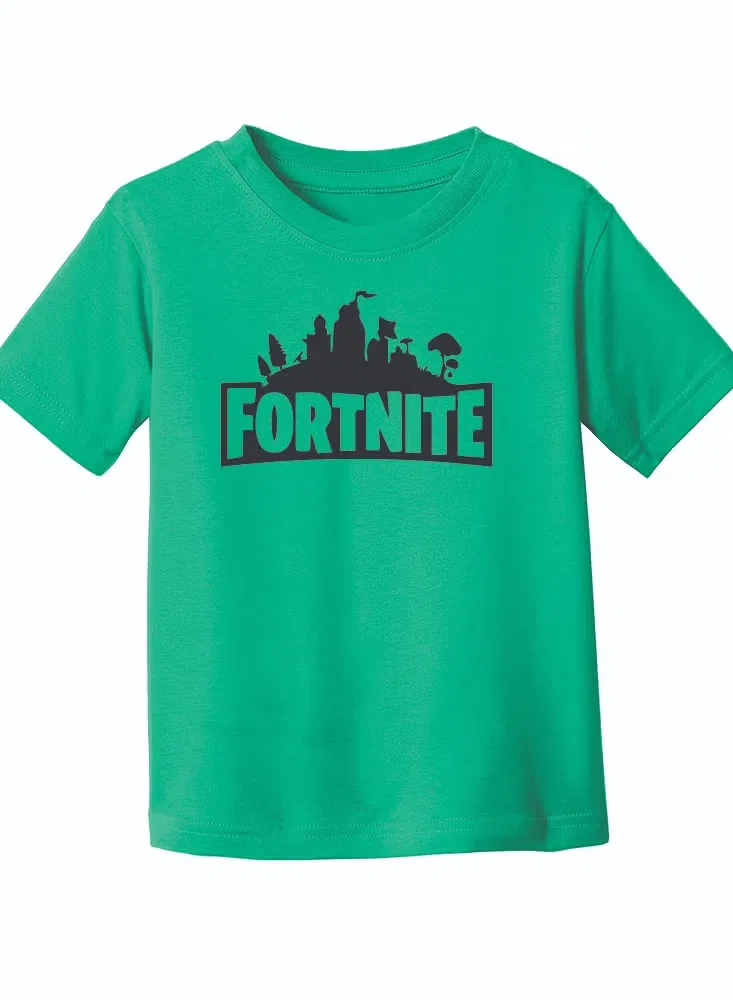 Футболка с принтом для девочек Battle Royale Printshop4Me, зеленый — фото 4