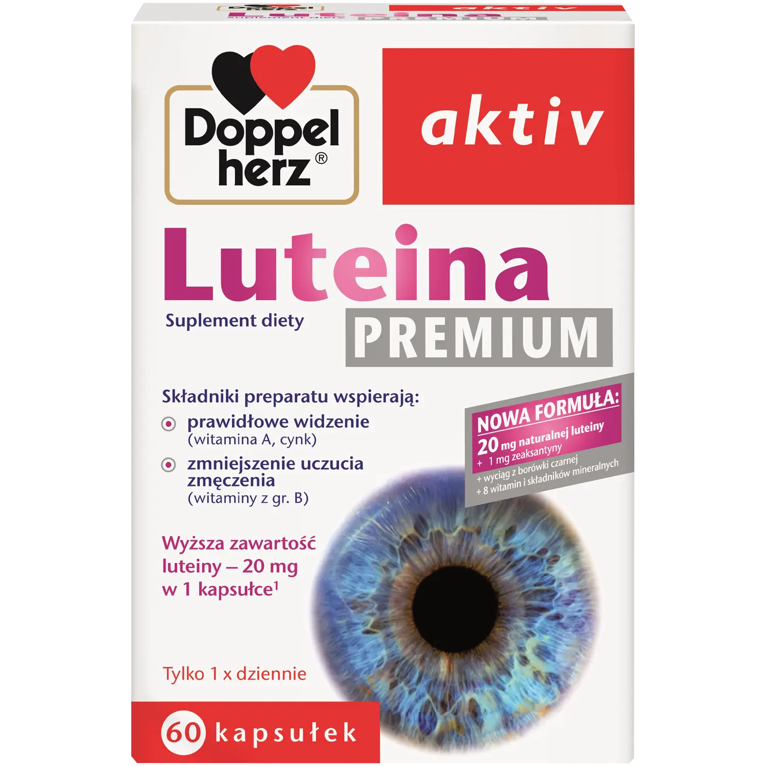 

Doppelherz Aktiv Luteina Premium БАД, 60 шт/1 упаковка