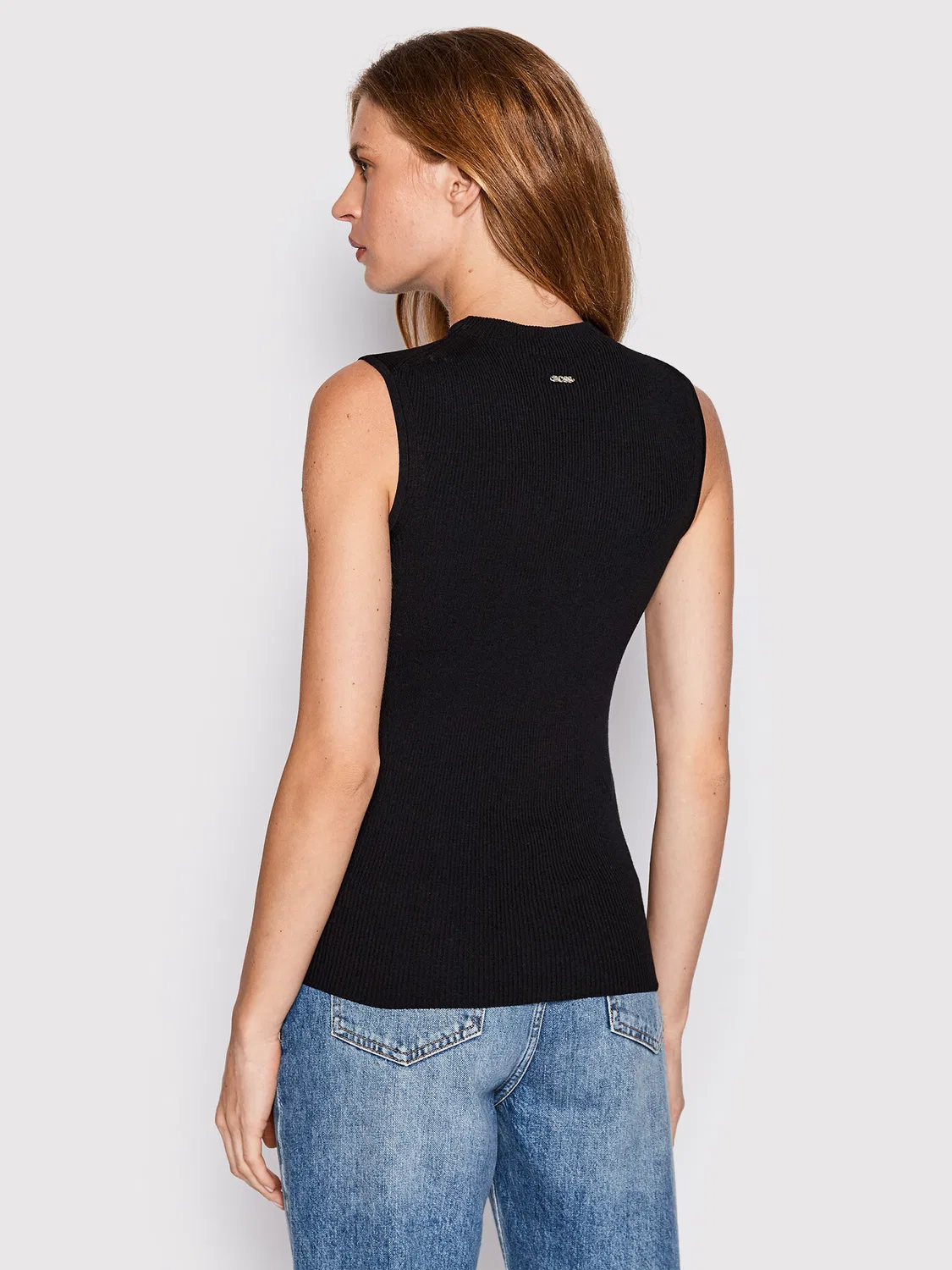 Женский топ облегающего кроя Feskies Boss, черный — фото 2